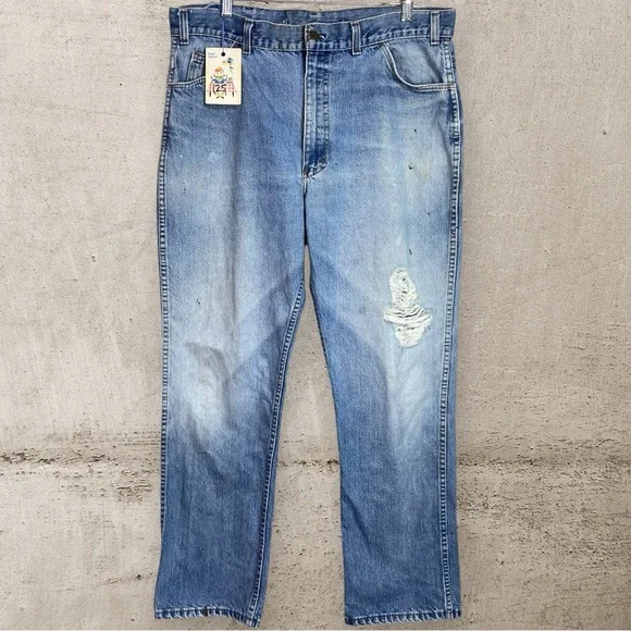 Vintage Distressed Jeans - Picture 1 of 5
